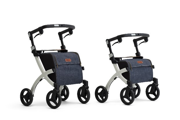Rollz Flex rollator in regular and small sizes