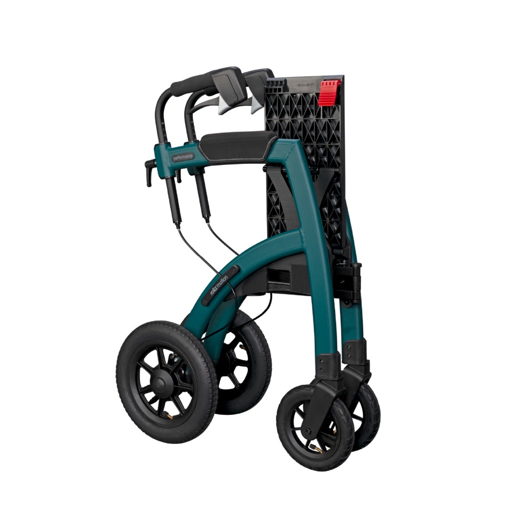 Rollz Motion Performance rollator with air tyres - Rollz International