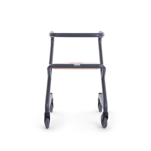 Saljol Page indoor rollator Anthracite front view