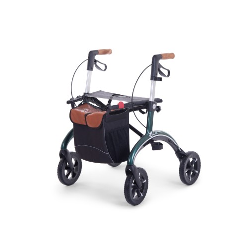Saljol carbon rollator small size in green color