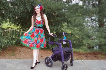 Bonnie with a Rollz Motion Rollator talks about chronic illness